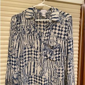 Soft Surroundings blouse. Needs a cami or tank under. Large for a Medium. 12-14